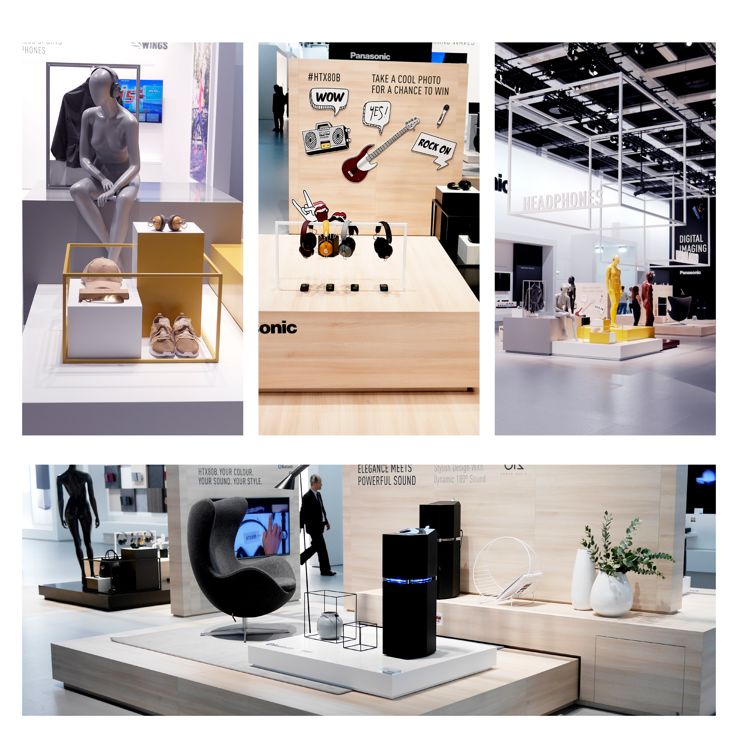 various print and online ads for 'der freitag'