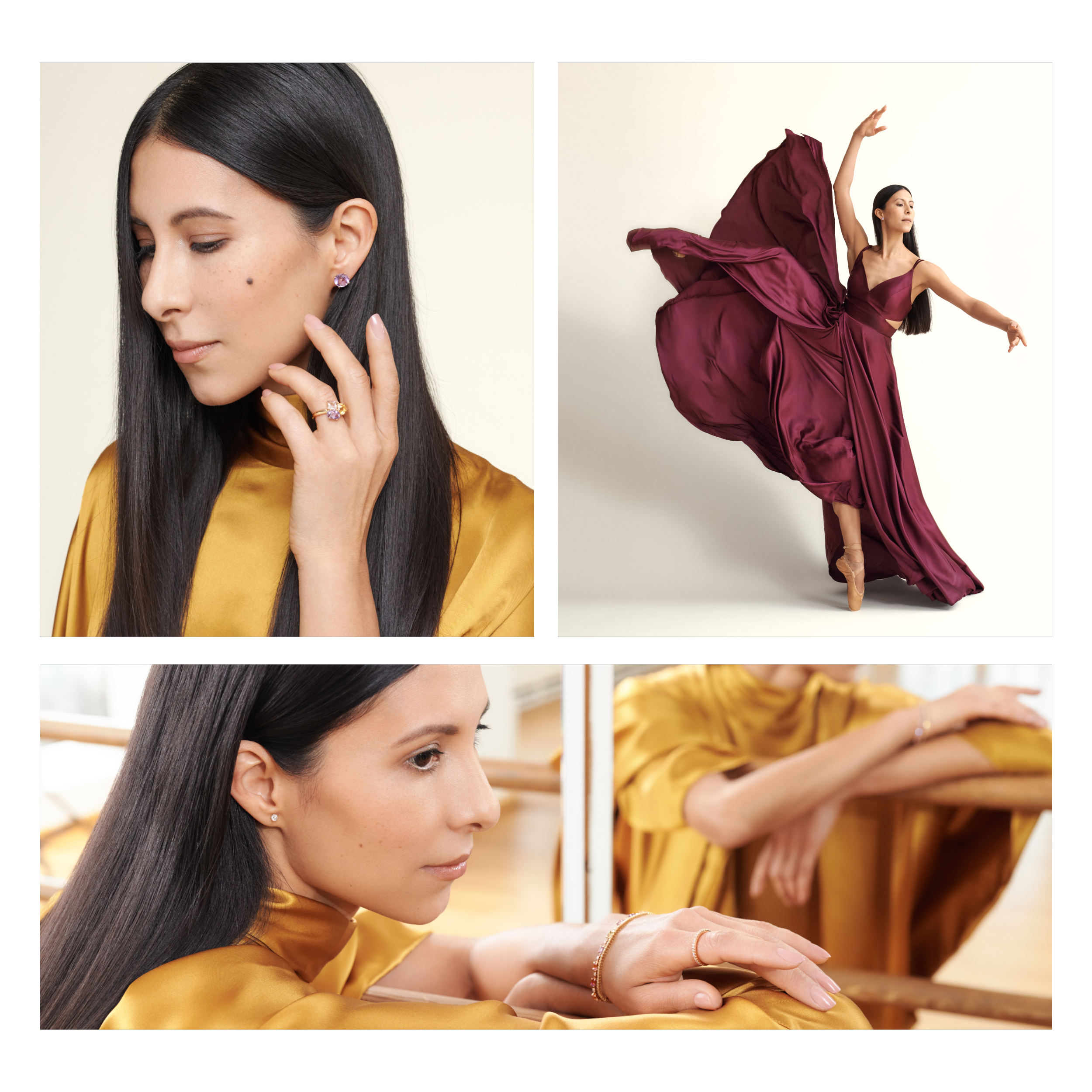 wempe campaign 2022, jewelry & watches, ballet dancer, prima ballerina, art direction by bueroschmid/ jutta schmid