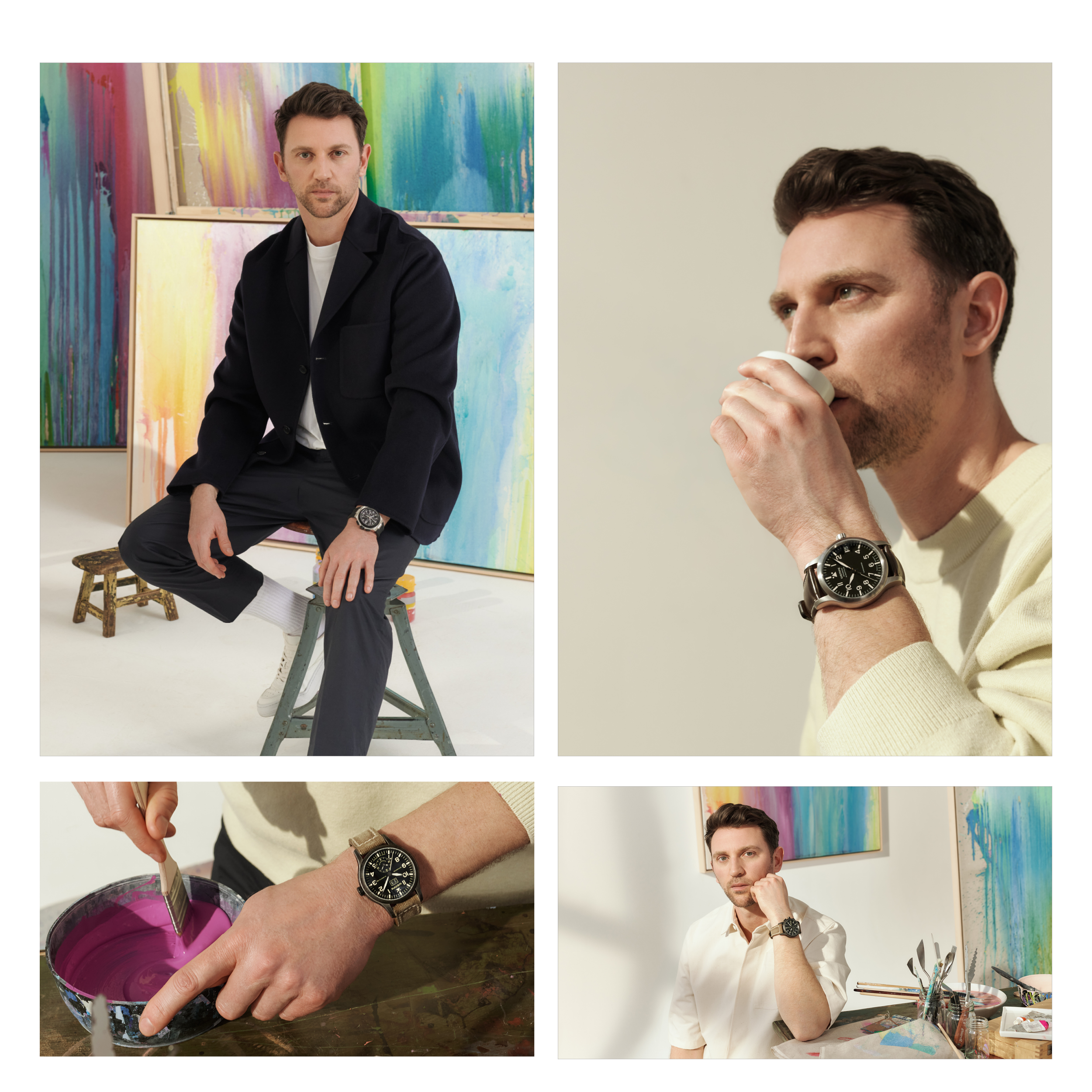 wempe campaign 2022, jewelry & watches, painter, artist, art direction by bueroschmid/ jutta schmid