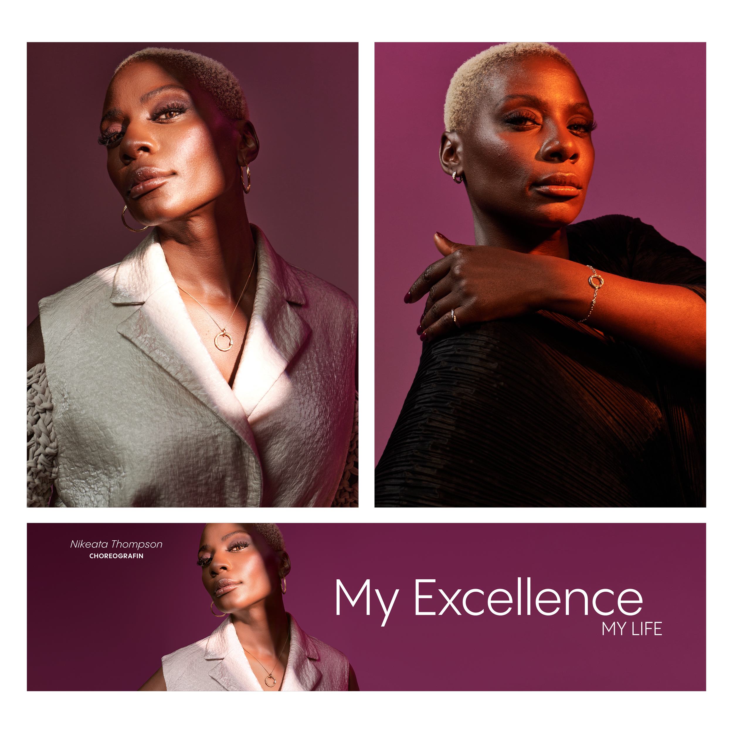 people shots, wempe campaign, 'my story, my life', jewelry, 2022, choreographer, art direction by bueroschmid/jutta schmid