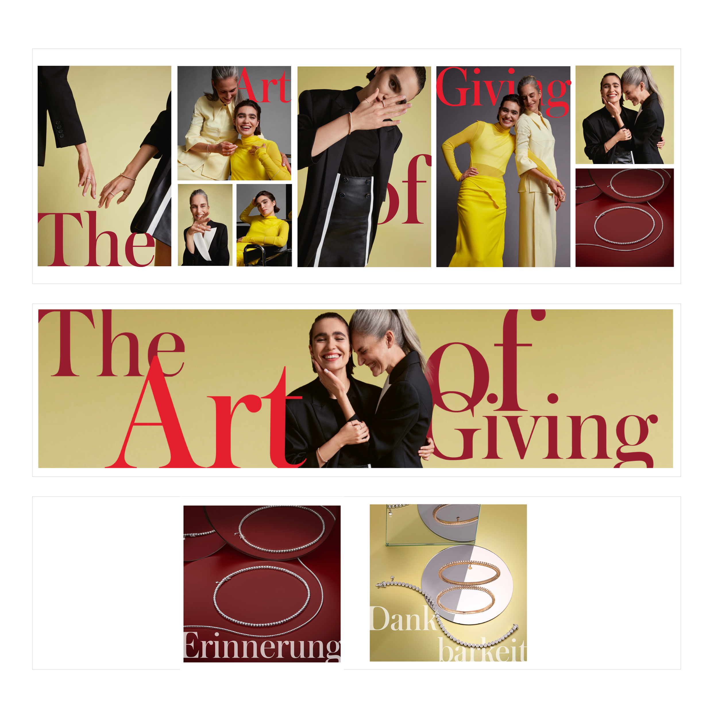 wempe campaign 2023, jewelry & watches, people shots and stills, art direction by bueroschmid/ jutta schmid