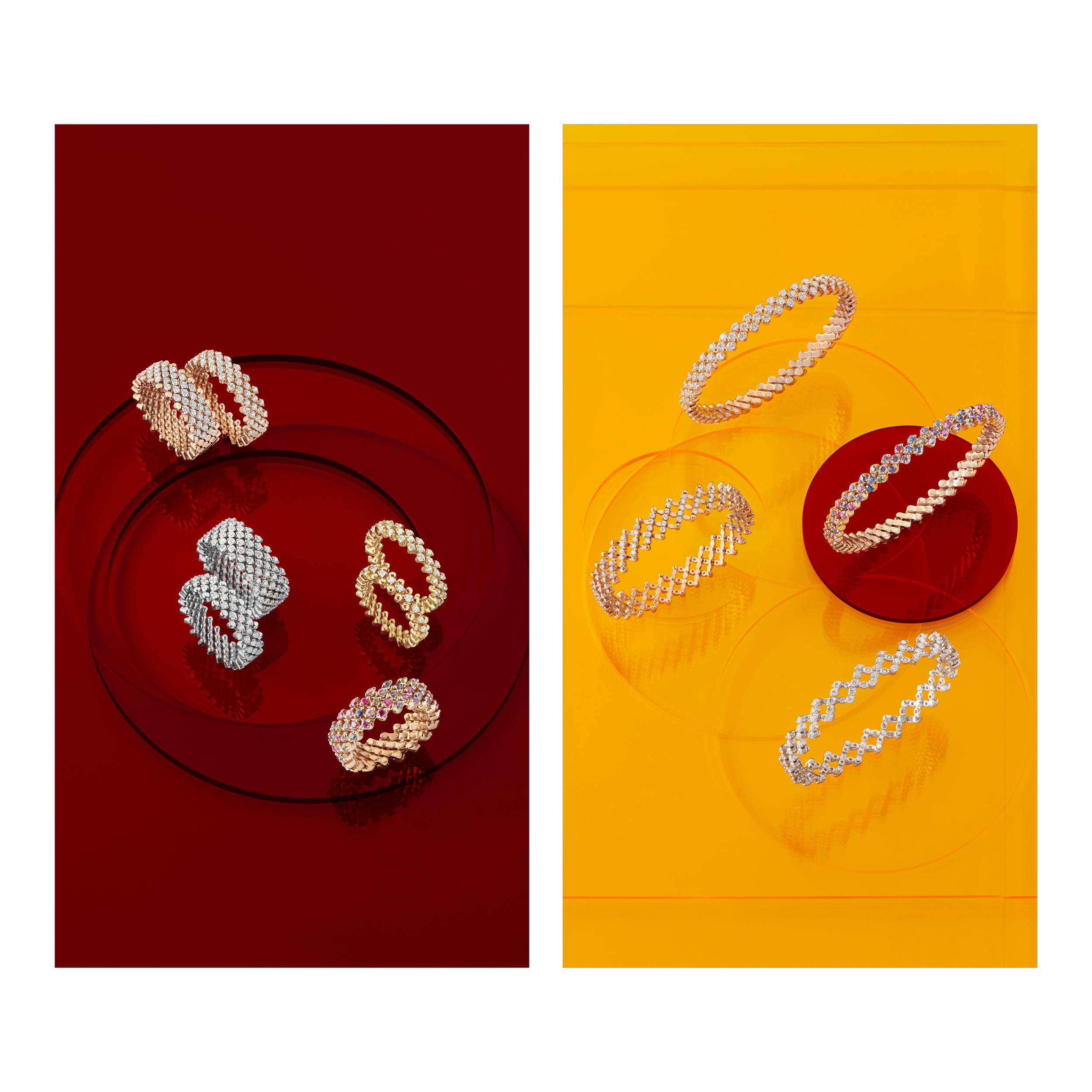 instagram reels wempe campaign june 2023, jewelry stills, art direction by bueroschmid/jutta schmid