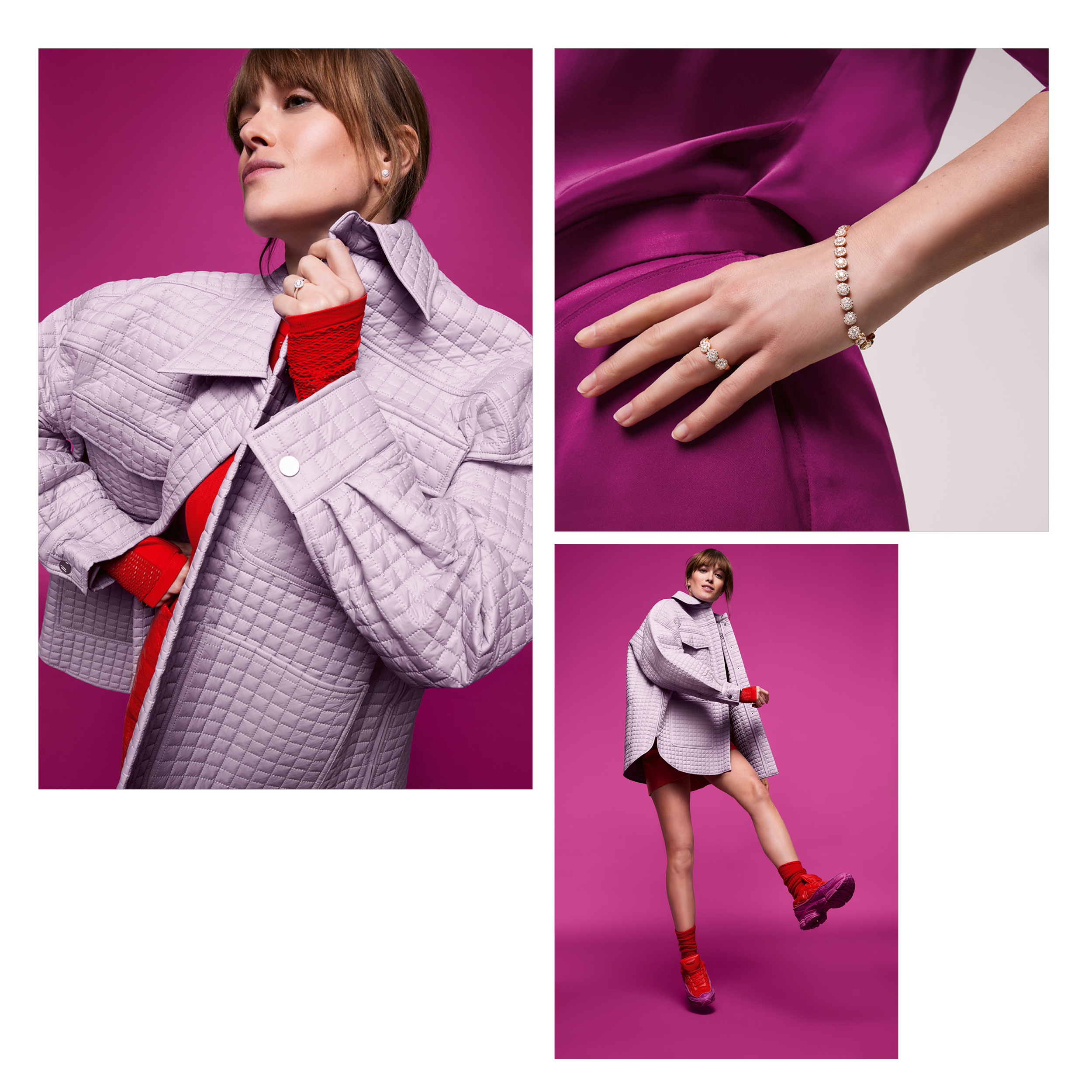 wempe campaign 'the art of giving', nov, 2023, people shots, stills, jewelry
