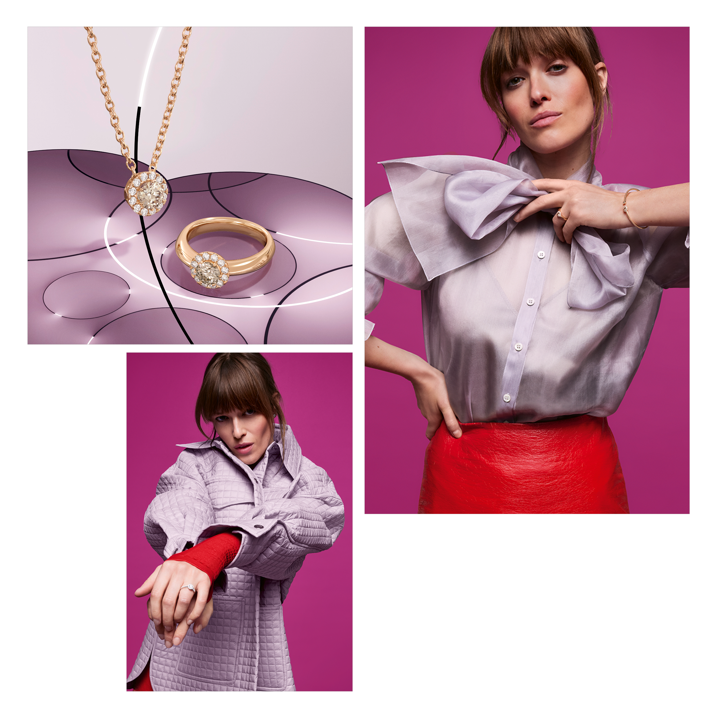 wempe campaign 'the art of giving', nov, 2023, people shots, stills, jewelry