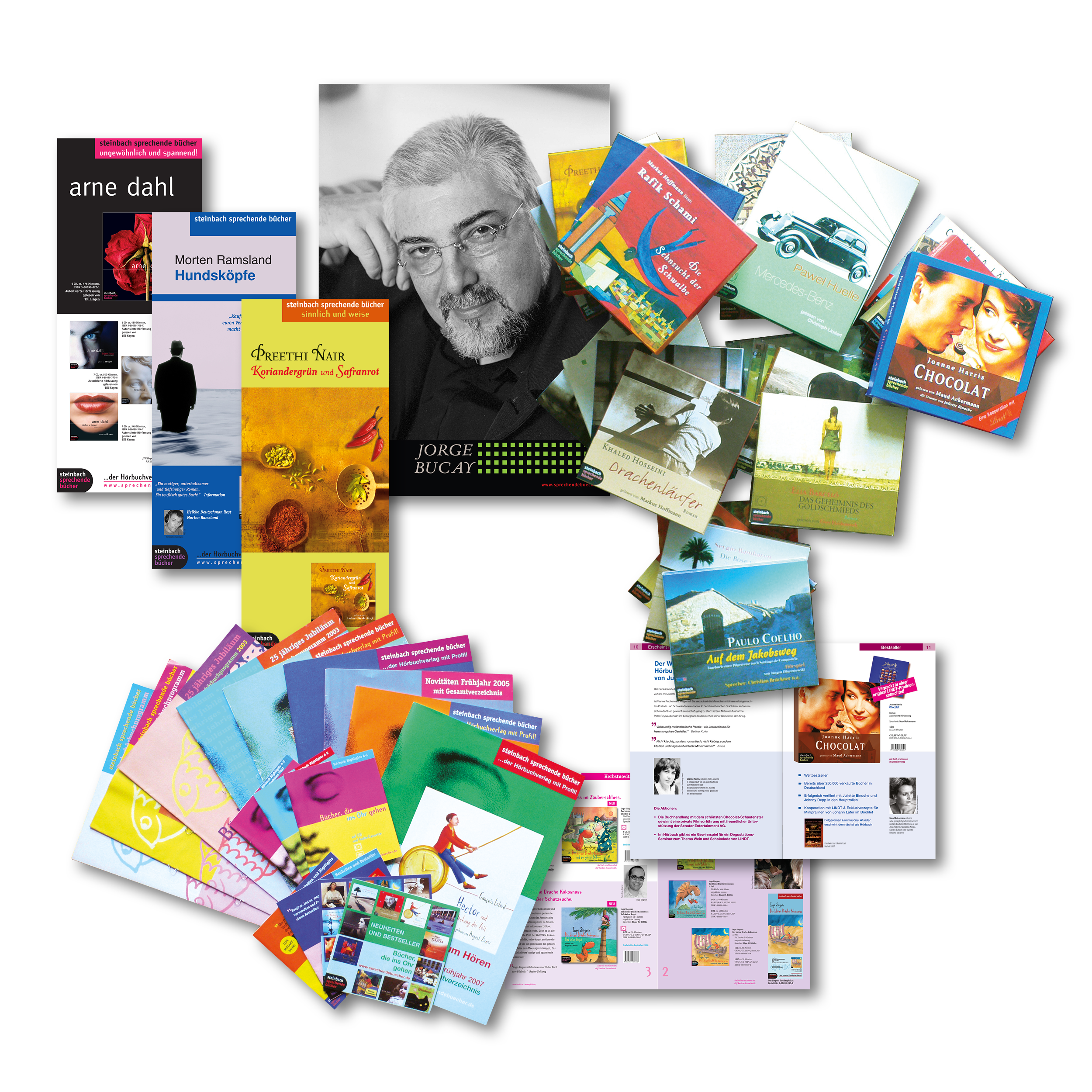 editorial design for steinbach sprechende bücher by bueroschmid/jutta schmid